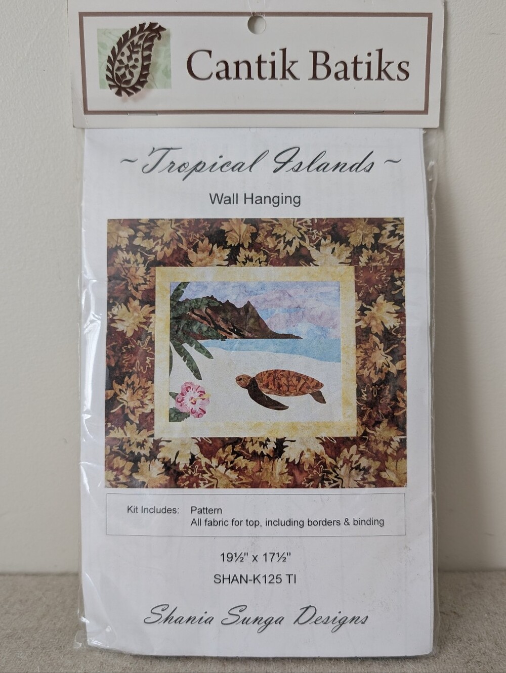 Cantik Batiks Tropical Islands Wall Hanging Quilt Kit